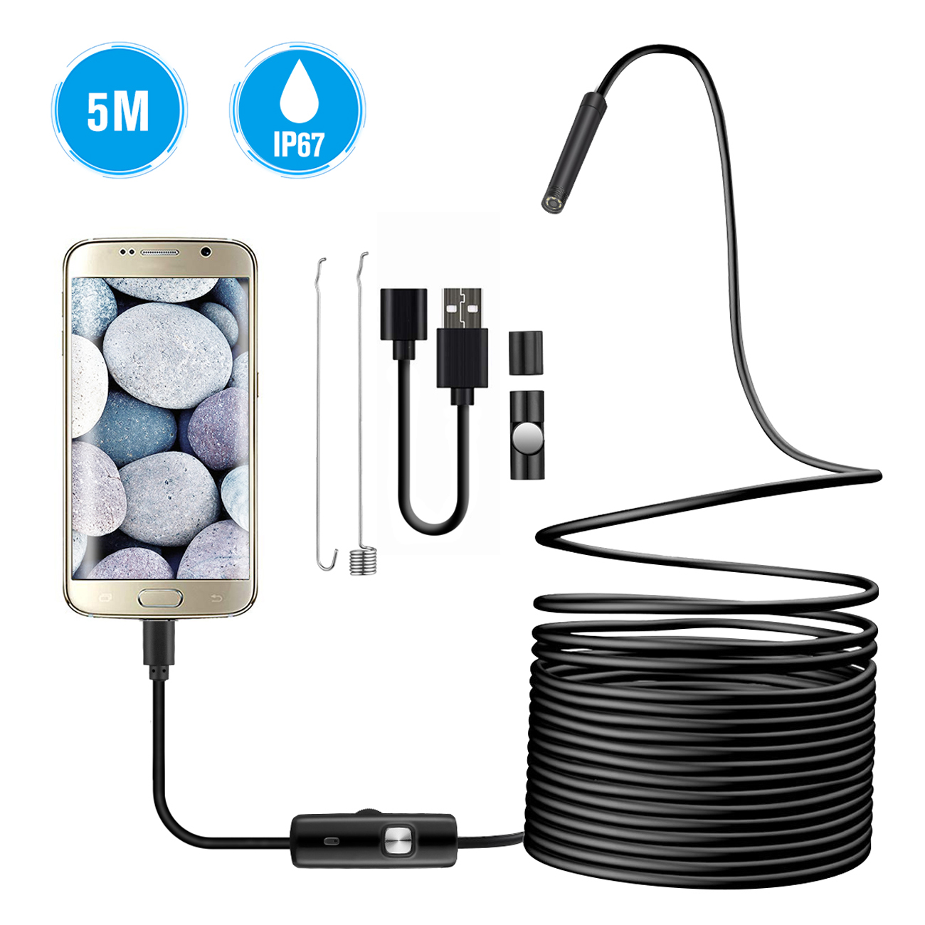 FirstPower Waterproof USB Endoscope Camera